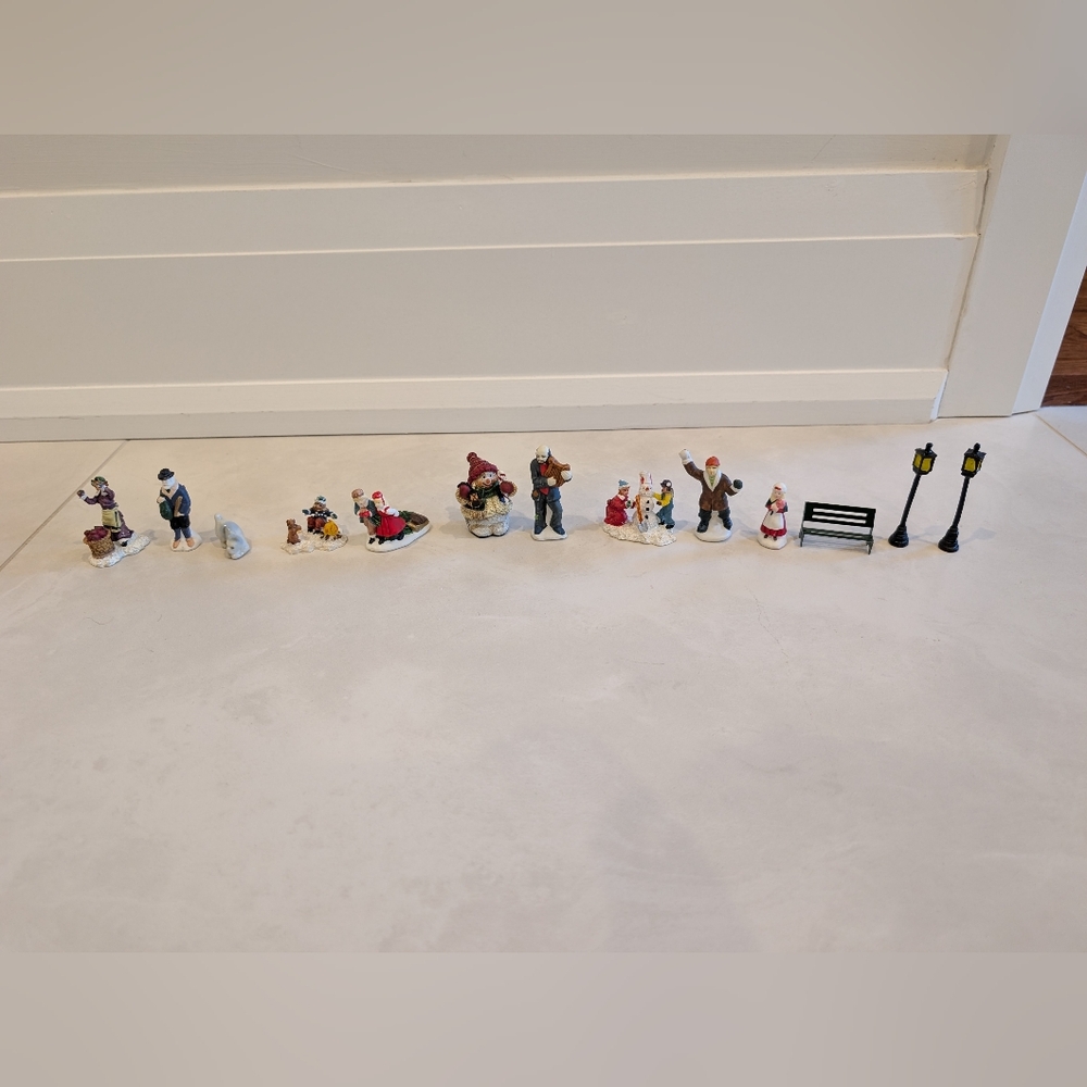 Christmas Village Characters and Accessories